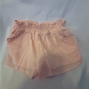 Janie and Jack Pink peach Kids Shorts with pockets and liner